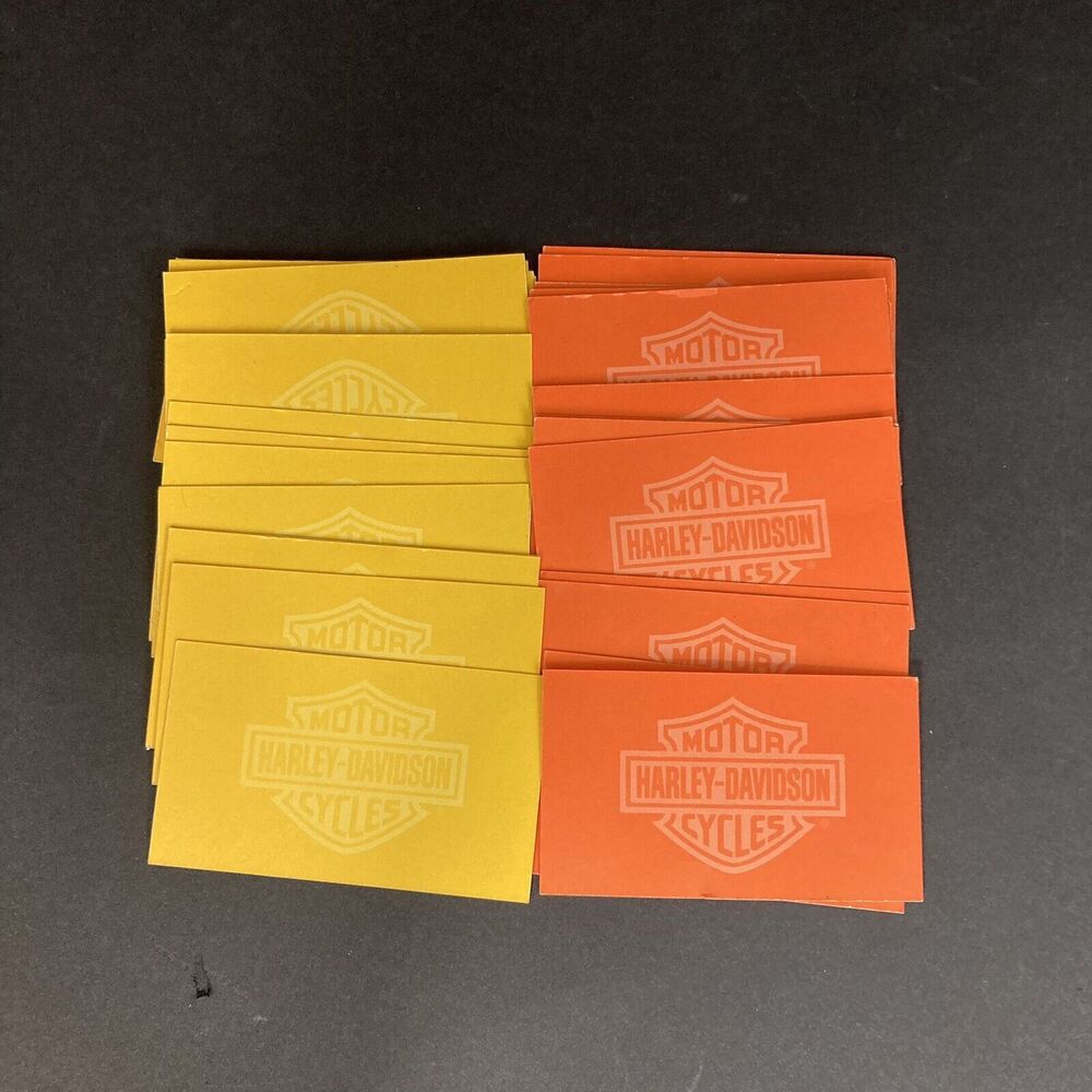 Monopoly x Harley Davidson - 1997 - Chance & Community Chest Cards - Replacement